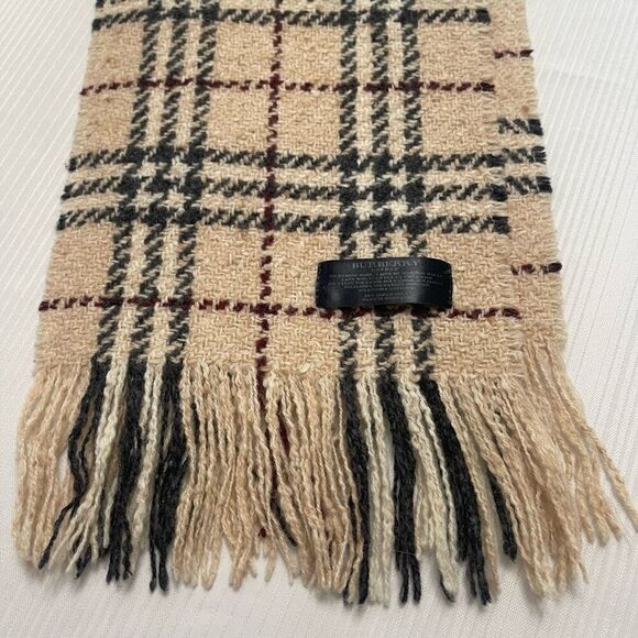 Burberry London Merino Wool Nova Check Plaid Scarf - Picture 3 of 8